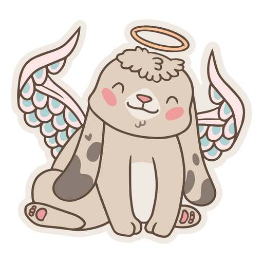 Dog cute angel animals PNG Design