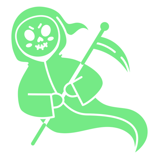 Grim reaper creature cut out character PNG Design