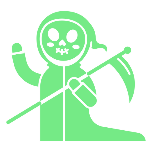 Grim reaper creature character cut out PNG Design