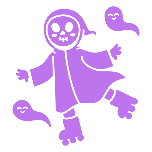 Grim reaper ghosts character cut out PNG Design