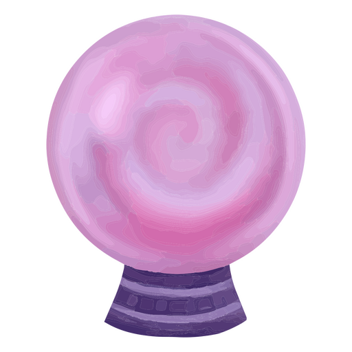Magic crystal ball PNG Design