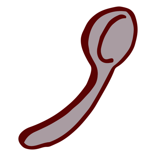 Baby spoon for breakfast PNG Design