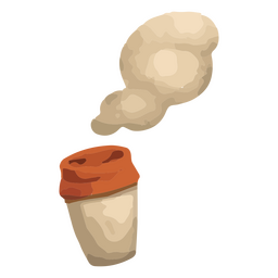 Hot beverage for autumn PNG Design