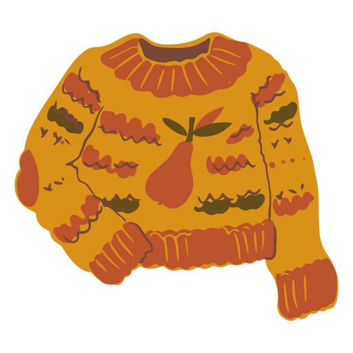 Sweater fall weather PNG Design