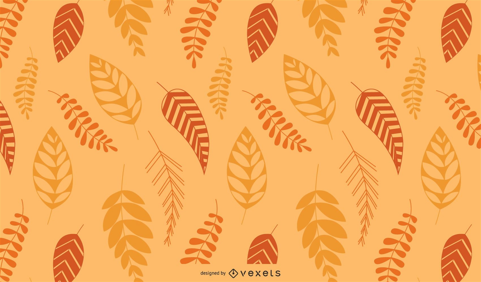 Fall Floral Colorful Background