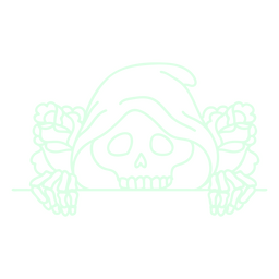 Parca acechando a su víctima Diseño PNG