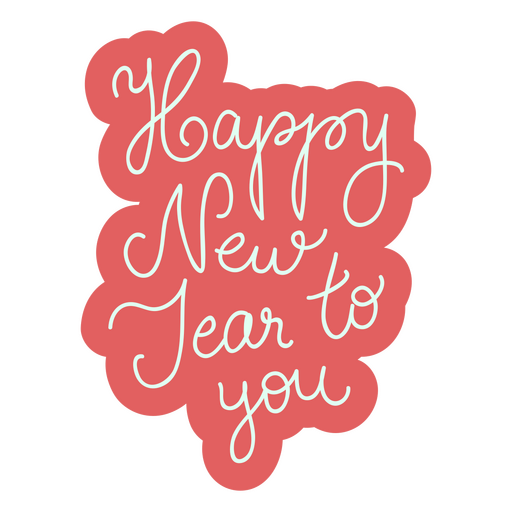 Feliz año nuevo a ti sentimiento letras cortadas
