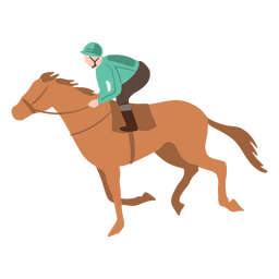 Pferderennen-Wettbewerb PNG-Design