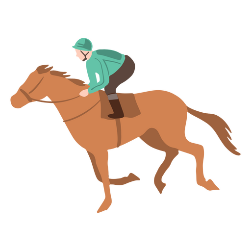 Cavalo de corrida PNG transparente - StickPNG