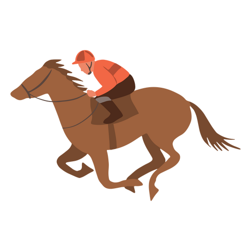 Horse race event PNG Design