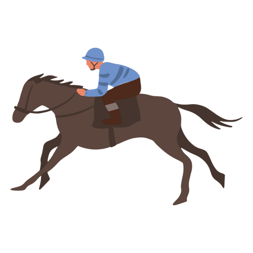 saltador de corrida de cavalos Desenho PNG