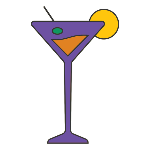 martini refrescante Diseño PNG