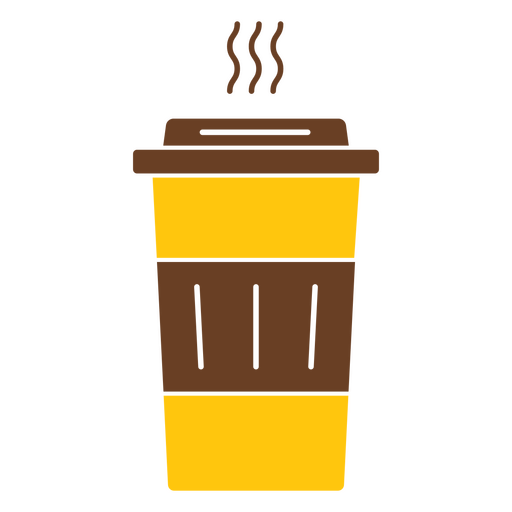 Aromatischer Kaffee zum Mitnehmen PNG-Design