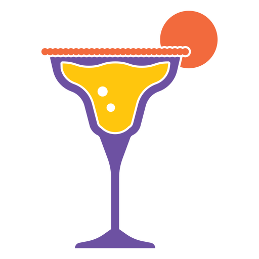 Cocktail mit Orangensaft PNG-Design