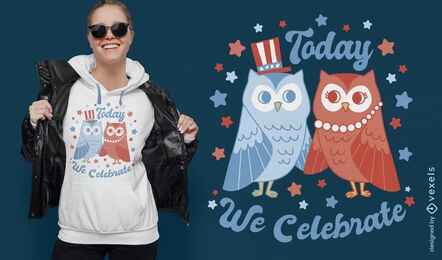 Today we celebrate 4th of July t-shirt design