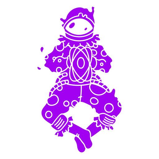 Psychedelic spaceman image PNG Design