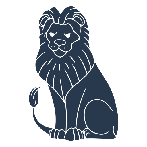 león de la selva Diseño PNG