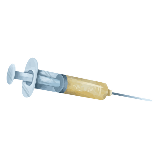 Aseptic syringe PNG Design