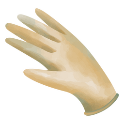 Medizinischer Handschuh zum Schutz der Hände PNG-Design