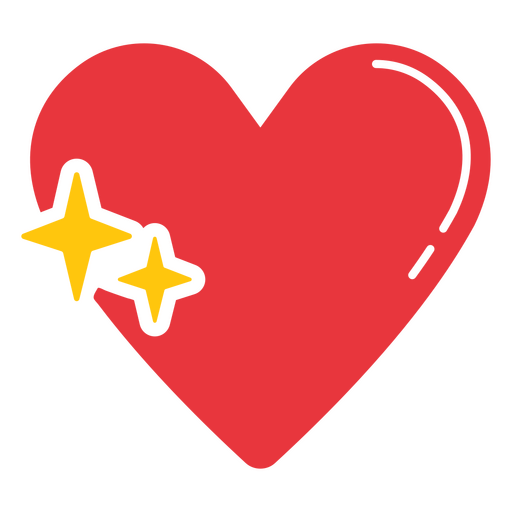 Big loving heart PNG Design
