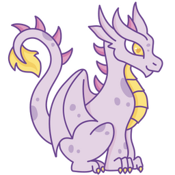 Lila gotischer Drache PNG-Design