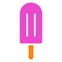 Symbol für ausgeschnittenes Eis am Stiel PNG-Design