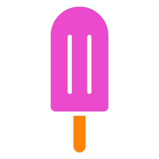 Ice cream stick food cut out icon PNG Design