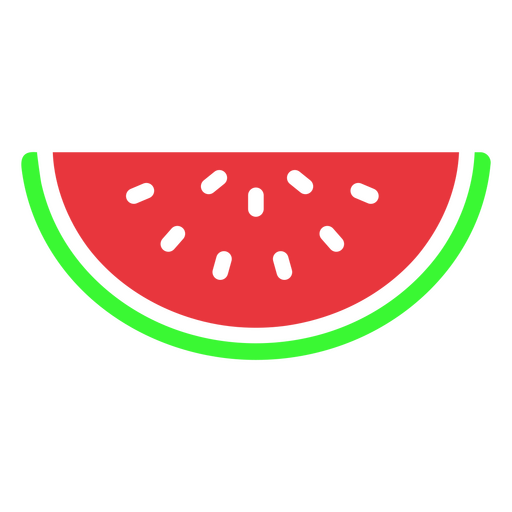 Saftige Wassermelone PNG-Design