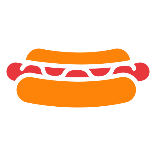 Appetitlicher Hotdog PNG-Design