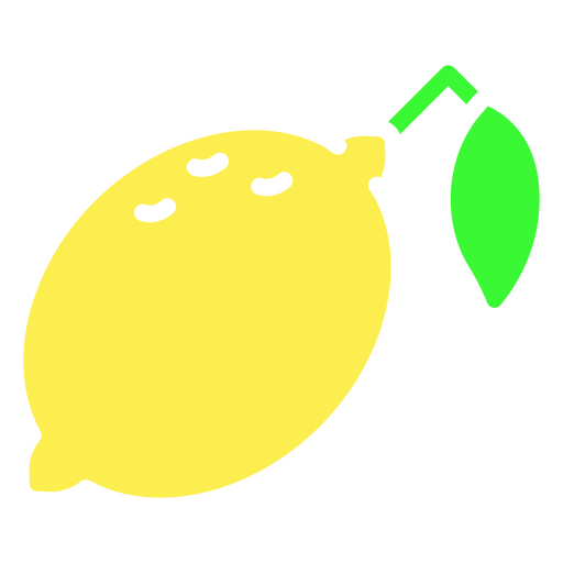 Juicy and citrus lemon PNG Design