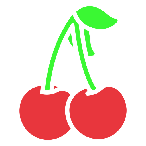Bunch of cherries PNG Design