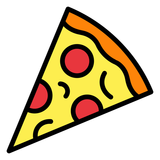 Gran porción de pizza con queso Diseño PNG