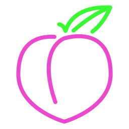 Isolated Pink Peach PNG & SVG Design For T-Shirts