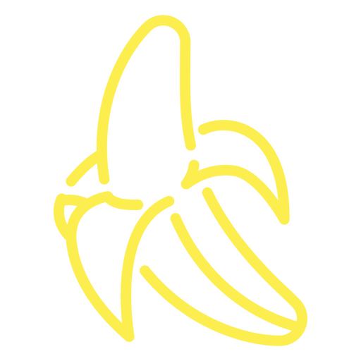 Süße reife Banane PNG-Design