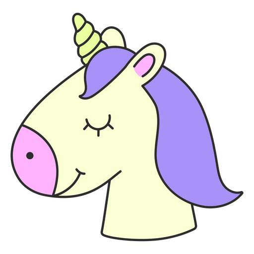 Magic fairytale unicorn PNG Design