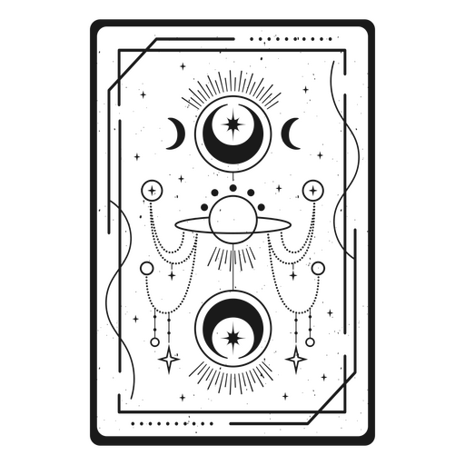 Esoteric tarot card PNG Design