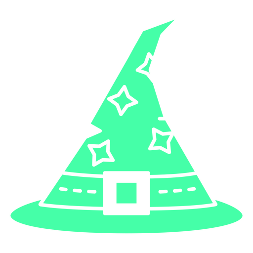 Sombrero de bruja mágica Diseño PNG