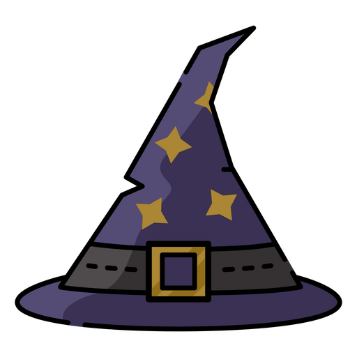 A witch's hat PNG Design