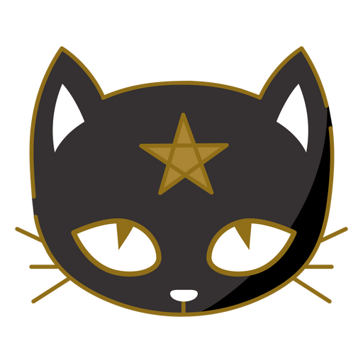 Gato negro PNG Designs for T Shirt & Merch