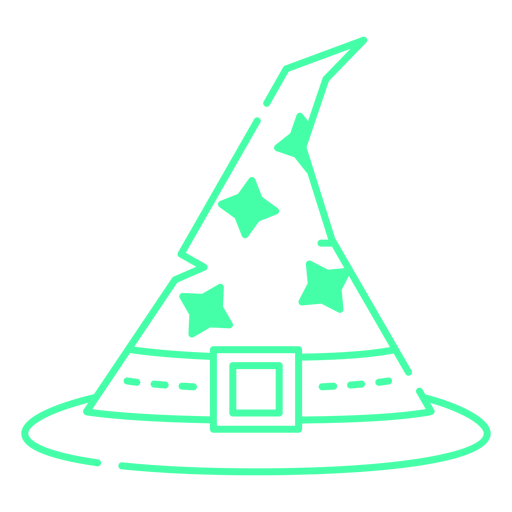 Magical witch hat PNG Design