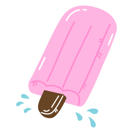Um delicioso sorvete congelado Desenho PNG
