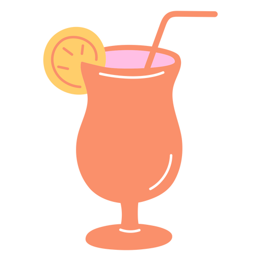 Cocktailglänzender Sommer PNG-Design