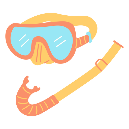 Verão plano de snorkel Desenho PNG