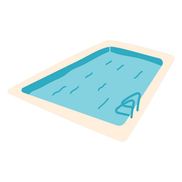 Piscina plana Desenho PNG