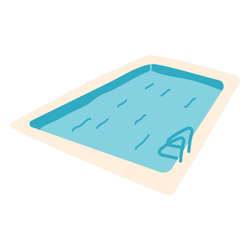 piscina plana Diseño PNG