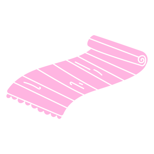 Beach towel cut out PNG Design