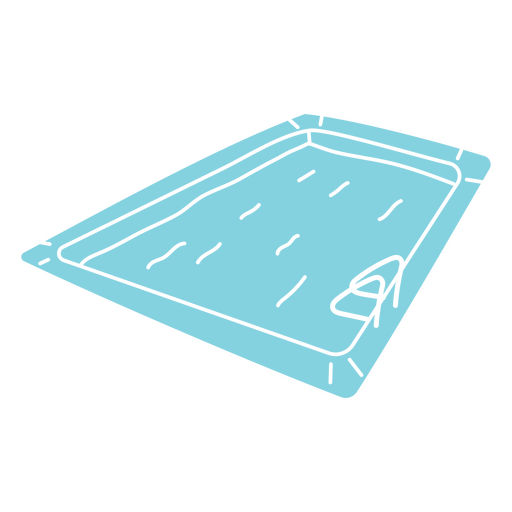 Piscina cortada no verão Desenho PNG