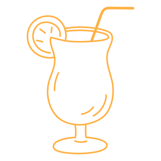Cocktailschlag Sommer PNG-Design