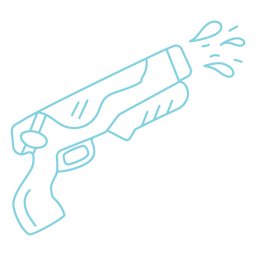 Verão de curso de arma de água Desenho PNG