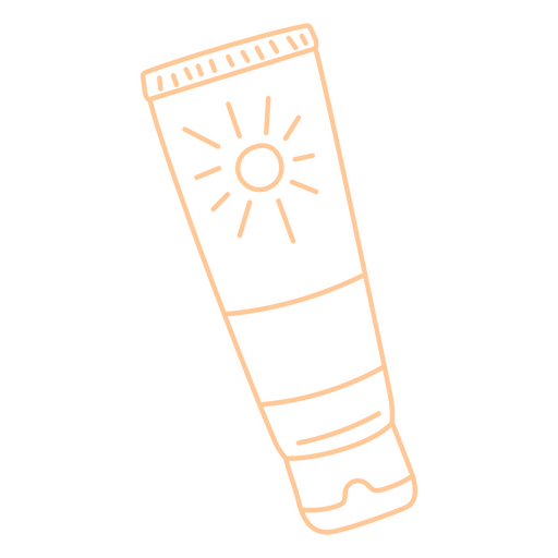 Bloqueador solar trazo verano
